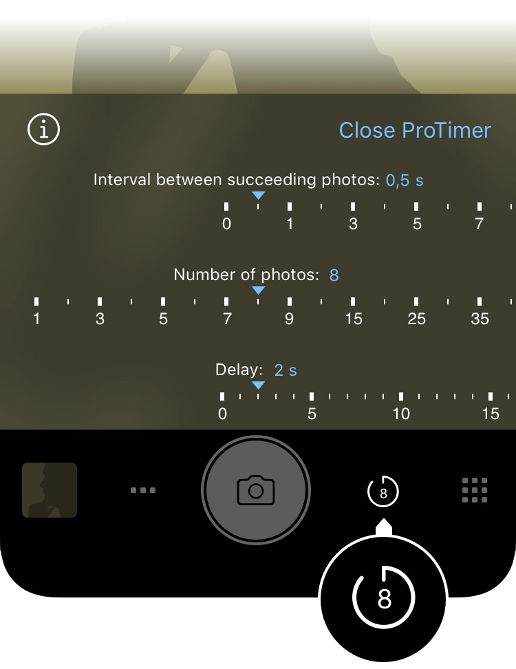 ProCamera's ProTimer Intervalometer
